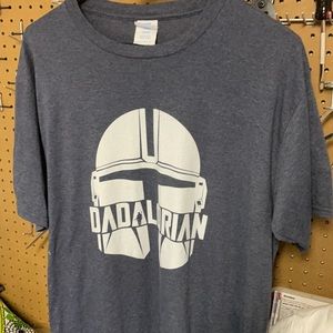 Star Wars The Mandolorian Dadalorian Shirt NWT